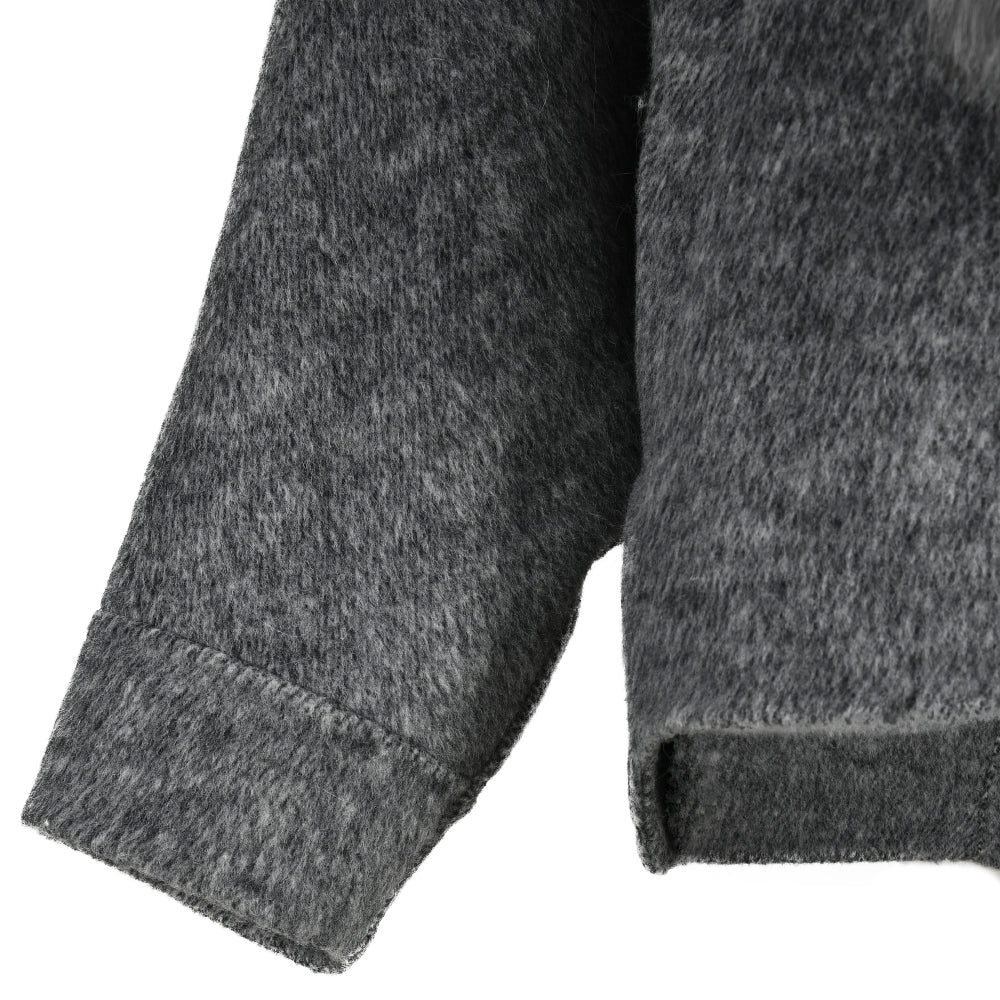 Custom High Quality Double-faced Cashmere Coat With Luxury Real Fox Fur Collar
