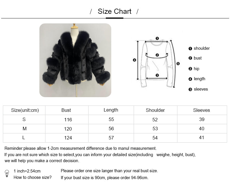 Winter Thick Warm Regular Length Genuine Fluffy Fox Fur Coat Fashion Women Real Fox Fur Coat Jacket