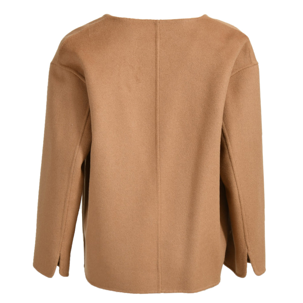 V-neck Double-sided Cashmere Wool Coat Removable Fox Fur Vest