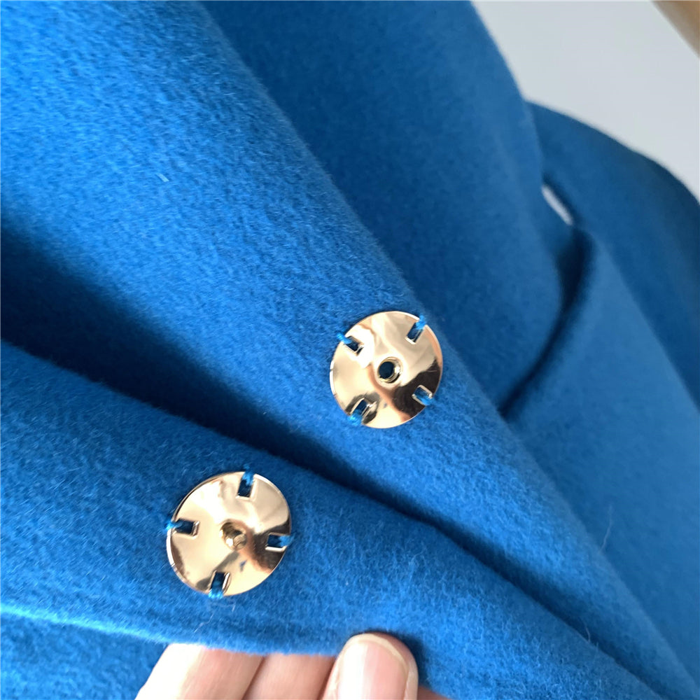 Jaxmonoy Women Cashmere Vest Modern Coat With Belt Outwear