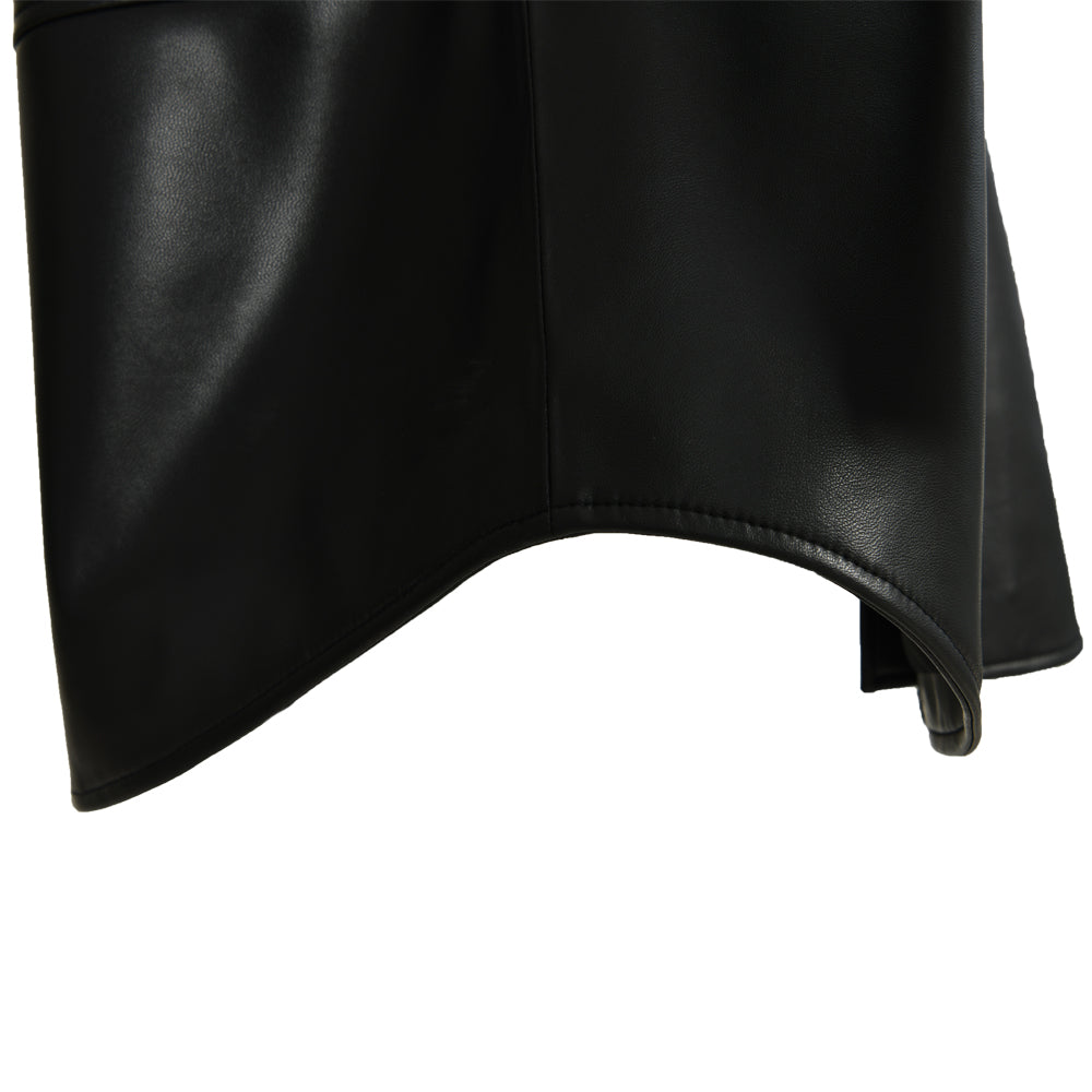 Popular V-neck Collar Regular Length Women Genuine Sheepskin Leather Jackets