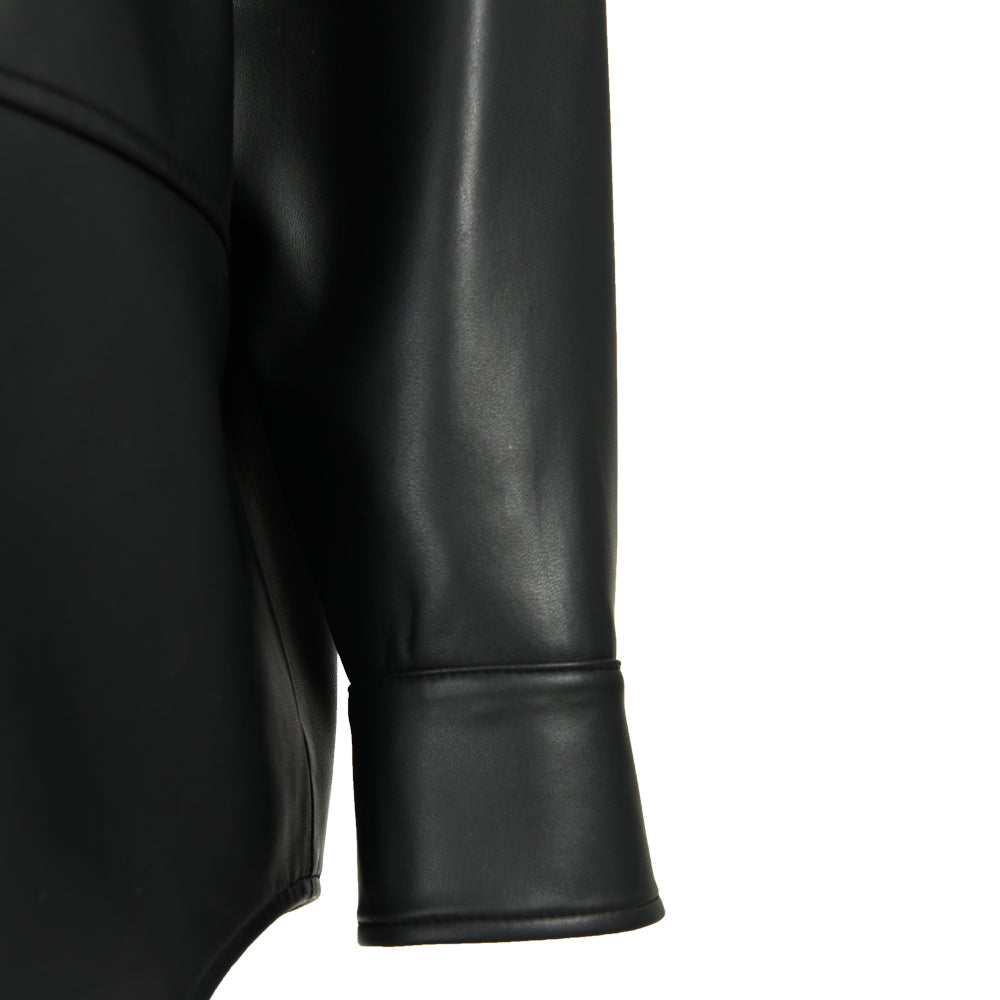 Popular V-neck Collar Regular Length Women Genuine Sheepskin Leather Jackets