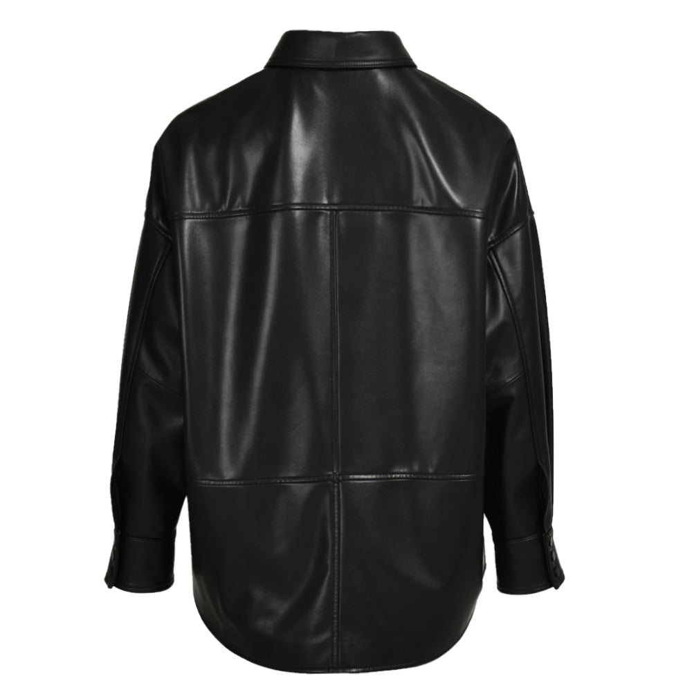 Popular V-neck Collar Regular Length Women Genuine Sheepskin Leather Jackets