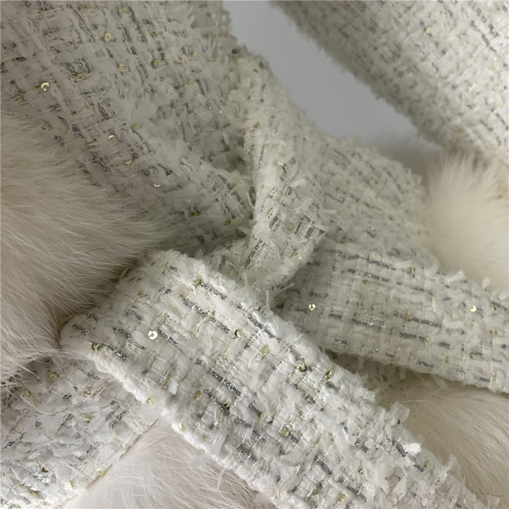 Jaxmonoy Popular Cashmere Coat With Real Fox Fur Collar And Cuffs