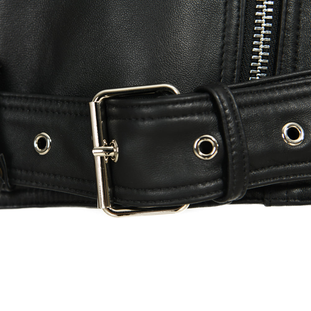 Women Genuine Sheepskin Leather Jackets Zipper Design Wholesale Custom Mens Leather Jacket