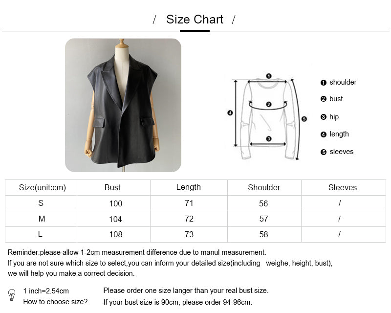 Ladies High Quality Real Sheepskin Leather Gilet Women Leather Jacket Vest