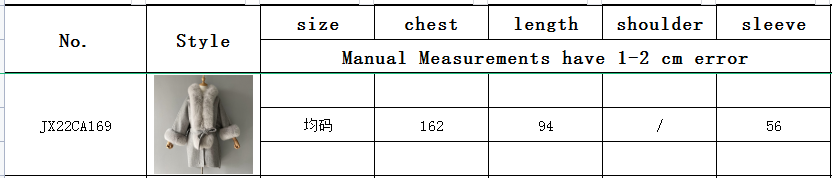 Wholesale Winter Double-sided Hooded Cashmere Coat With Real Fox Fur Collar And Belt Design Fashion Women Real Fox Fur Coat Wool