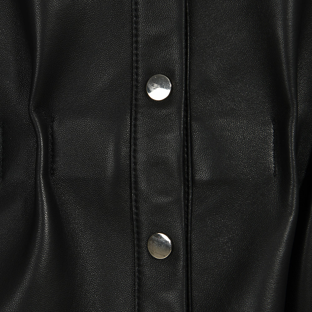 Leather Jackets Custom Color Drawstring Design Wholesale Custom Genuine Leather Women Jacket