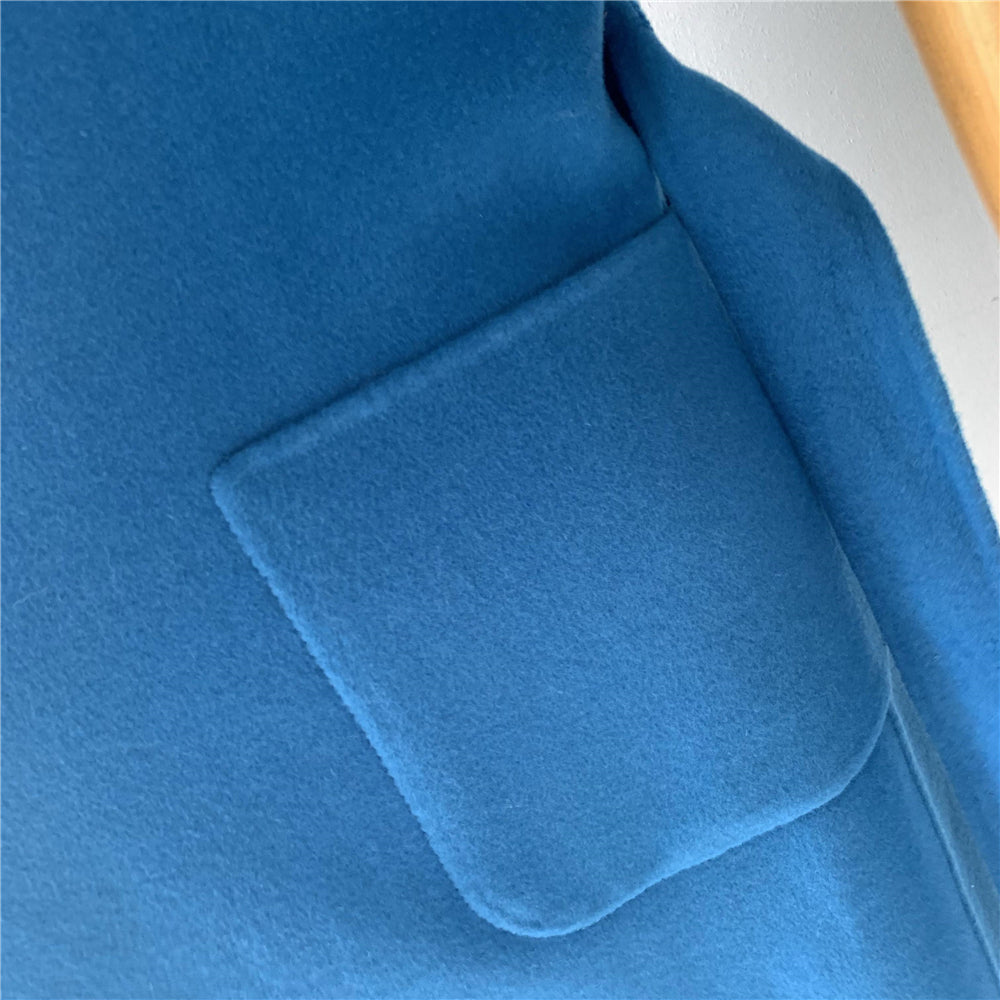 Jaxmonoy Women Cashmere Vest Modern Coat With Belt Outwear