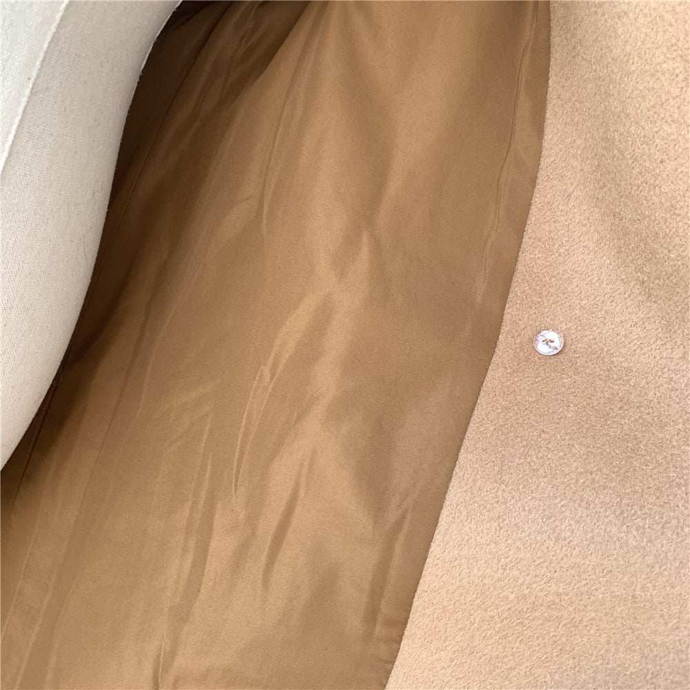 Jaxmonoy Stylish Cashmere Wool Coat With Polyester Lining