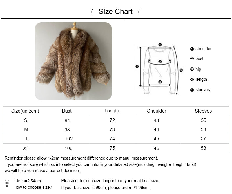 Regular Length Custom Style Genuine Fluffy Fox Fur Coat Wholesale Winter Women 100% Real Fur Coat