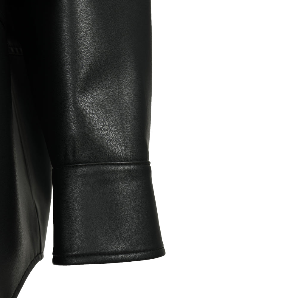 Popular V-neck Collar Regular Length Women Genuine Sheepskin Leather Jackets