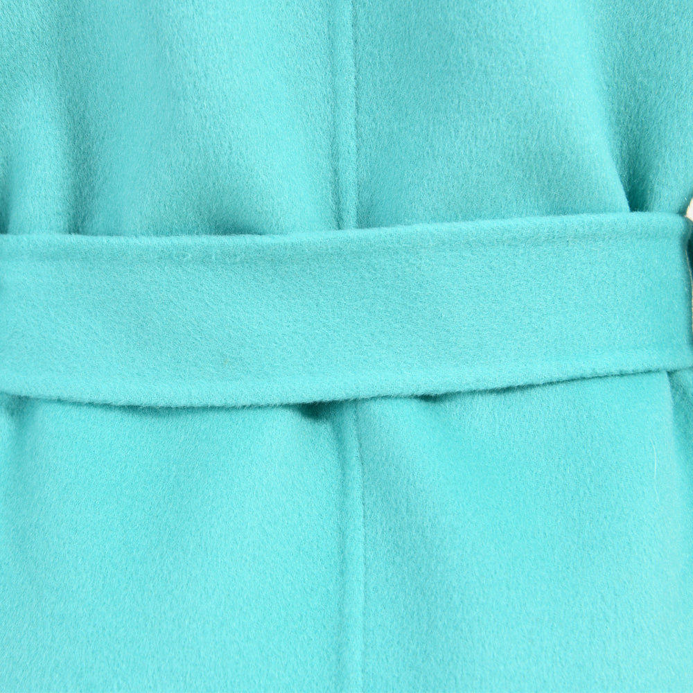 Wholesale Cashmere Coat With Real Detachable Fox Fur Scarf And Cuffs Winter High Quality Wool Blend Coats For Women