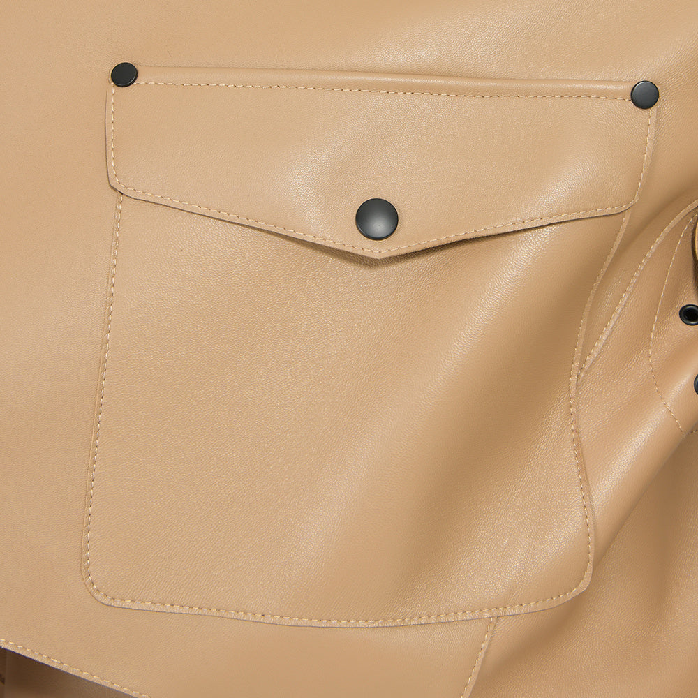 Women Plus Size Colorful Pure Genuine Real Sheep Skin Leather Jacket