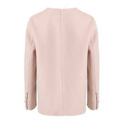 New Design Ladies Double-sided Cashmere Coat With Removable Real Fox Fur Custom Wholesale Winter Fashion Women Wool Coats