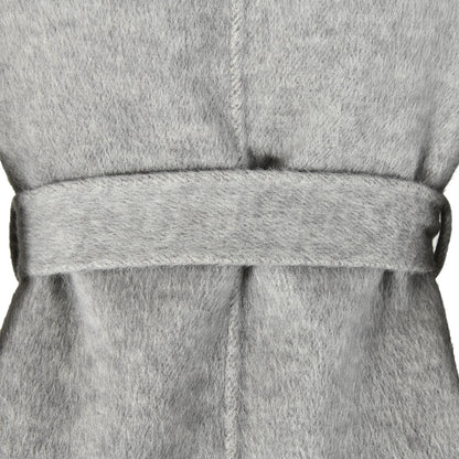 New Style Double-sided Cashmere Coat With Removable Fur Cuffs Custom Fashion Women Long Wool Cashmere Coat