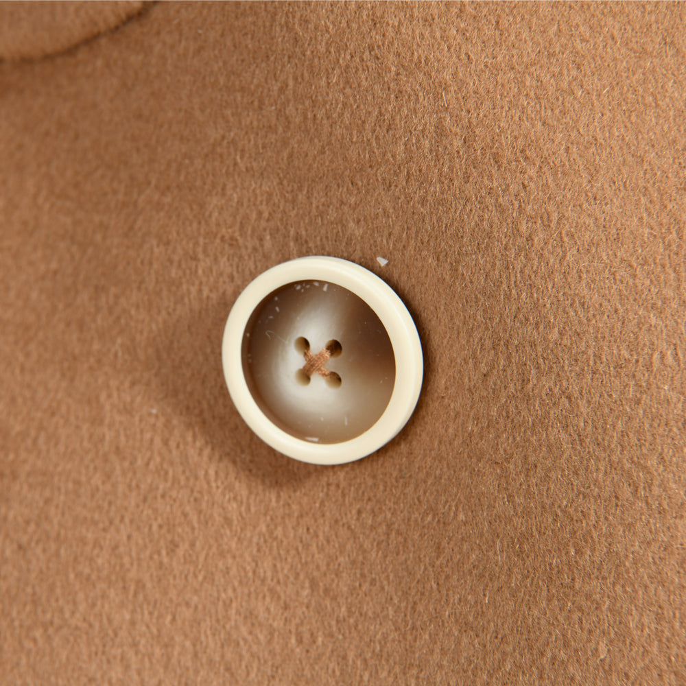 V-neck Double-sided Cashmere Wool Coat Removable Fox Fur Vest