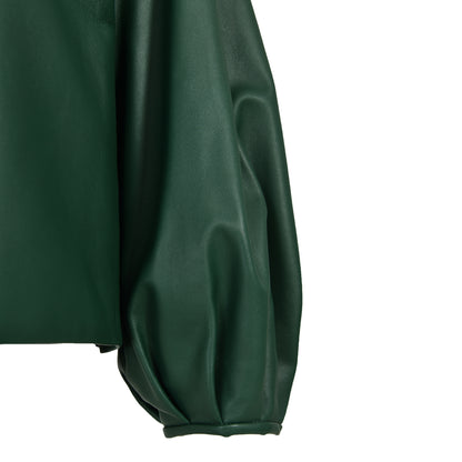 Spring Genuine Sheepskin Leather Jackets Custom Color Button Design