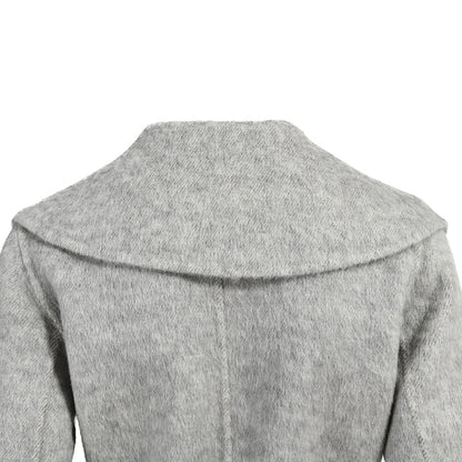New Style Double-sided Cashmere Coat With Removable Fur Cuffs Custom Fashion Women Long Wool Cashmere Coat