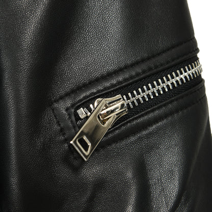 Women Genuine Sheepskin Leather Jackets Zipper Design Wholesale Custom Mens Leather Jacket