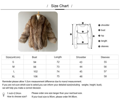 Regular Length Custom Style Genuine Fluffy Fox Fur Coat Wholesale Winter Women 100% Real Fur Coat